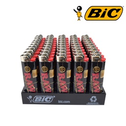 [bic009b] Bic Maxi Raw Black Lighter Tray/50