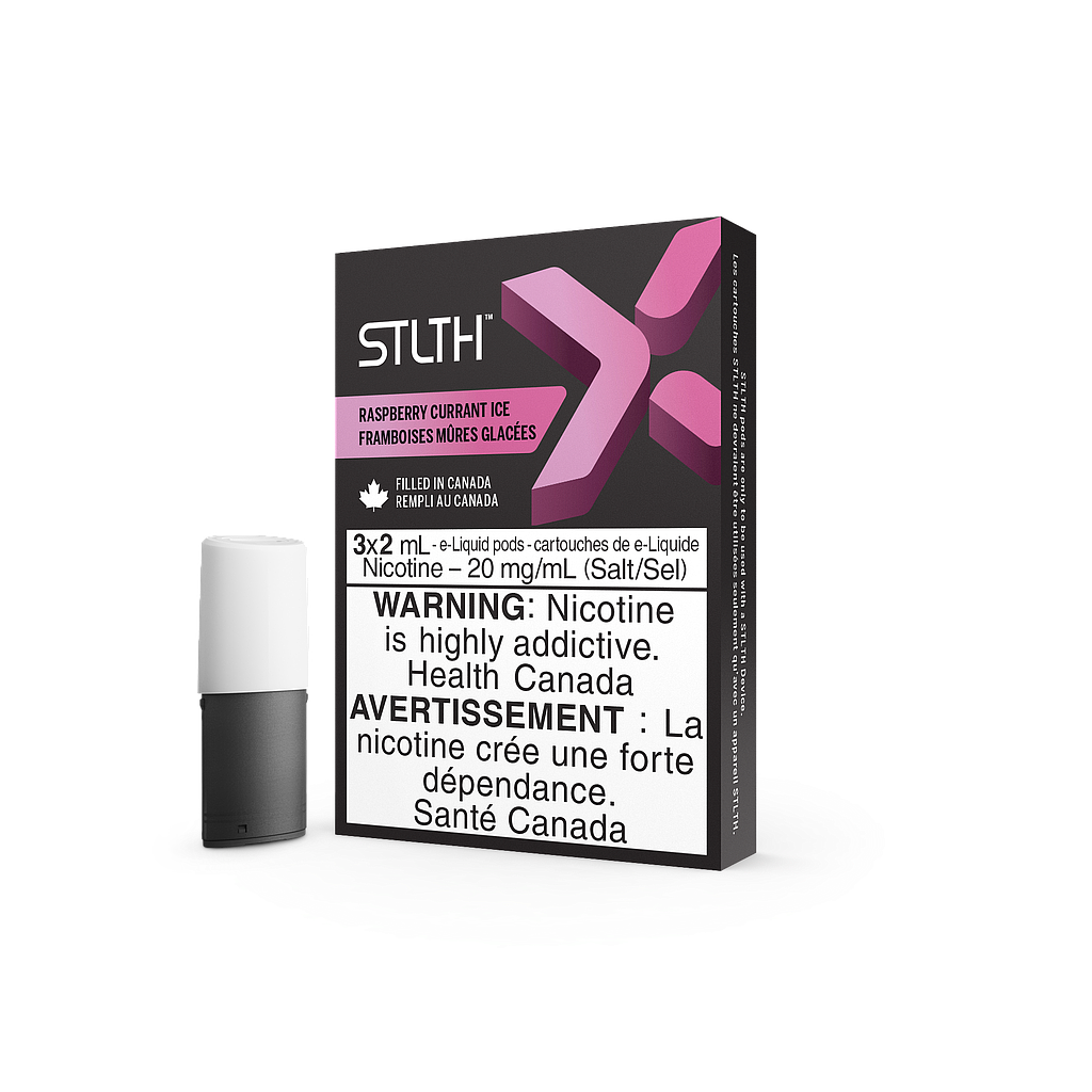 *EXCISED* STLTH X Pod 3-Pack - Raspberry Currant Ice