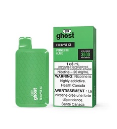 [ghs1708b] *EXCISED* Disposable Vape Ghost Box 3500 Puff Fuji Apple Ice Box of 5