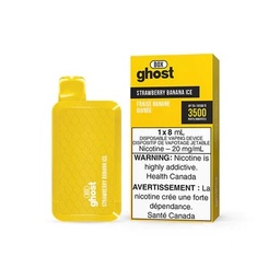 [ghs1705b] *EXCISED* Disposable Vape Ghost Box 3500 Puff Strawberry Banana Ice Box of 5
