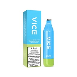 [vic1015b] *EXCISED* Disposable Vape Vice Blue Razz Melon Ice Box of 6