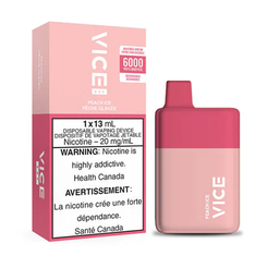 [vic1311b] *EXCISED* Disposable Vape Vice Box Peach Ice Box of 5