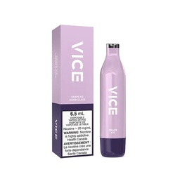 [vic1009b] *EXCISED* Disposable Vape Vice Grape Ice Box of 6