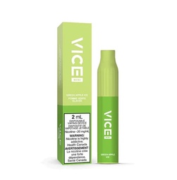 [vic1108c-b] *EXCISED* Disposable Vape Vice Mini Green Apple Ice Box of 6