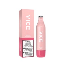 [vic1003b] *EXCISED* Disposable Vape Vice Peach Ice Box of 6