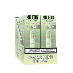 *EXCISED* Mr Fog Max Air Disposable Vape Cocoa Mint Dream 2500 Puffs Box Of 10