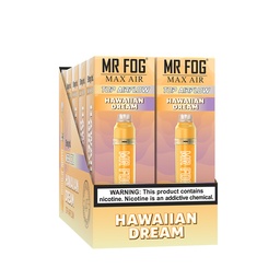 *EXCISED* Mr Fog Max Air Disposable Vape Hawaiian Dream 2500 Puffs Box Of 10