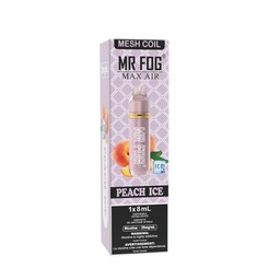 *EXCISED* Mr Fog Max Air Disposable Vape Peach Ice 2500 Puffs Box Of 10