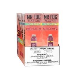 *EXCISED* Mr Fog Max Air Disposable Vape Red Kola 2500 Puffs Box Of 10