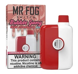 *EXCISED* Mr Fog Switch Disposable Vape Bubble Gang Wild Strawberry Ice 5500 Puffs Box Of 10