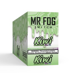 *EXCISED* Mr Fog Switch Disposable Vape Kiwi Watermelon Acai Ice 5500 Puffs Box Of 10