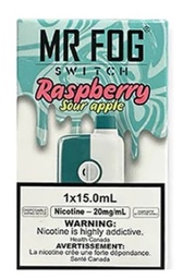*EXCISED* Mr Fog Switch Disposable Vape Raspberry Sour Apple 5500 Puffs Box Of 10