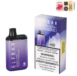 [elf1111b] *EXCISED* Elf Bar Disposable Vape BC5000 Ultra 650mAh Rechargeable Topical Prism Blast Box Of 10