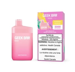 [gbv1008b] *EXCISED* Disposable Vape Geek Bar B5000 Juicy Peach Ice Box of 5