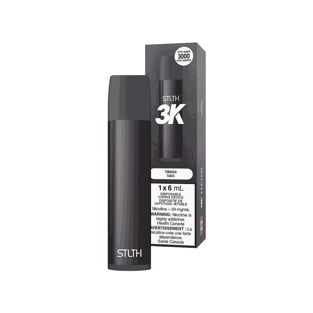 *EXCISED* STLTH 3K Disposable Vape 3000 Puff Tobacco Box Of 6