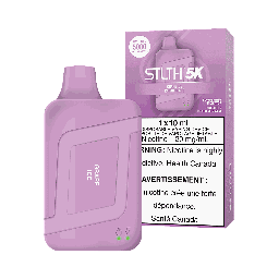 [sth1505b] *EXCISED* STLTH 5K Disposable Vape 5000 Puff Grape Ice Box Of 5