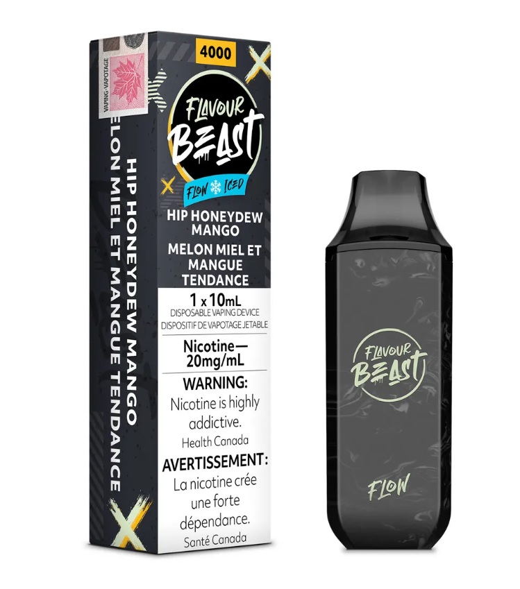 *EXCISED* Flavour Beast Flow Disposable Vape Rechargeable Hip Honeydew Mango Iced Box Of 6