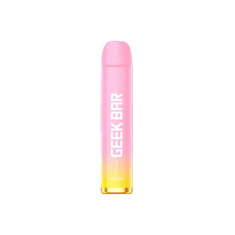 [gbv1109b] *Excised* Disposable Vape Geek Bar Meloso Pink Lemon Ice Box of 6