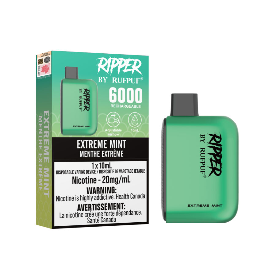 *EXCISED* Disposable Rufpuf Ripper 6000 Extreme Mint Box of 10