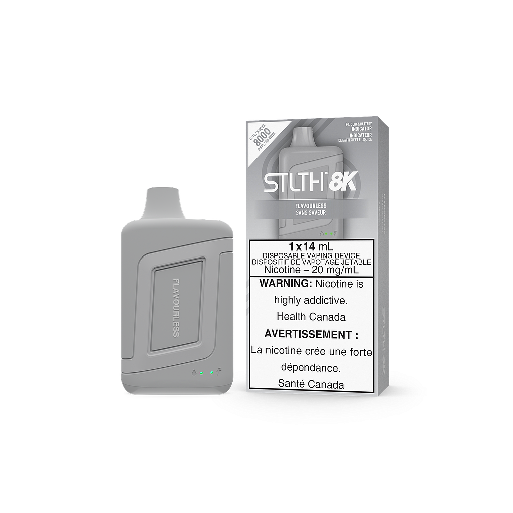 [sth1604b] *EXCISED* STLTH 8K Disposable Vape 8000 Puff Flavourless Box Of 5
