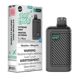 [fvb1403b] *EXCISED* Flavour Beast Beast Mode Disposable Vape Rechargeable Extreme Mint Iced Box Of 5