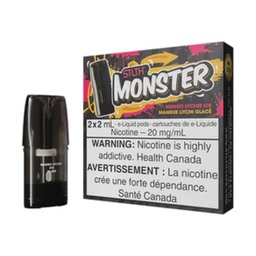 *EXCISED* STLTH Monster Pod Mango Lychee Ice 2ml Pack of 2 Pods Box of 5