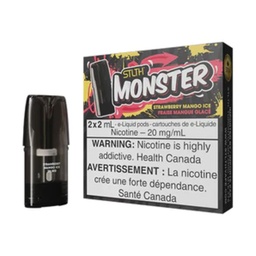 *EXCISED* STLTH Monster Pod Strawberry Mango Ice 2ml Pack of 2 Pods Box of 5