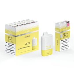 [alv1001b] *EXCISED* Allo Ultra 7000 Disposable Vape 7000 Puff Banana Ice Box Of 5