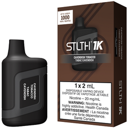 [sth1717b] *EXCISED* STLTH 1K Disposable Vape 1000 Puff Cavendish Tobacco Box Of 6