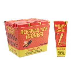 [ooz071b] Pre Rolled Cones Bloomer 1.25 with Beeswax Filter Tip Box of 21
