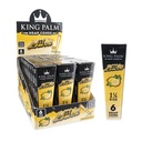 Pre Rolled Cones King Palm Hemp 1.25 Lil Lemon 6 Per Pack Box of 30