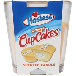 [sts105b] Candle Hostess 14oz Orange Cupcakes Box of 4