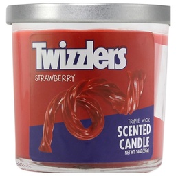 [sts116b] Candle Twizzlers Strawberry 14oz Box of 4