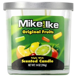 [sts117b] Candle Mike & Ike 14oz Original Fruits Box of 4
