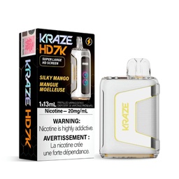 [krv1106b] *EXCISED* Disposable Vape Kraze HD7K Silky Mango 13ml Box of 5