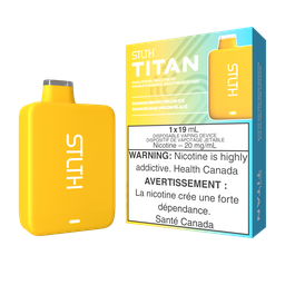 [sth1901b] *EXCISED* STLTH Titan Disposable Vape Banana Berry Melon Ice Box Of 5