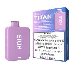 [sth1904b] *EXCISED* STLTH Titan Disposable Vape Double Berry Twist Ice Box Of 5