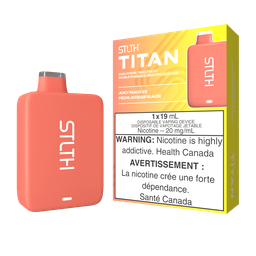 [sth1906b] *EXCISED* STLTH Titan Disposable Vape Juicy Peach Ice Box Of 5