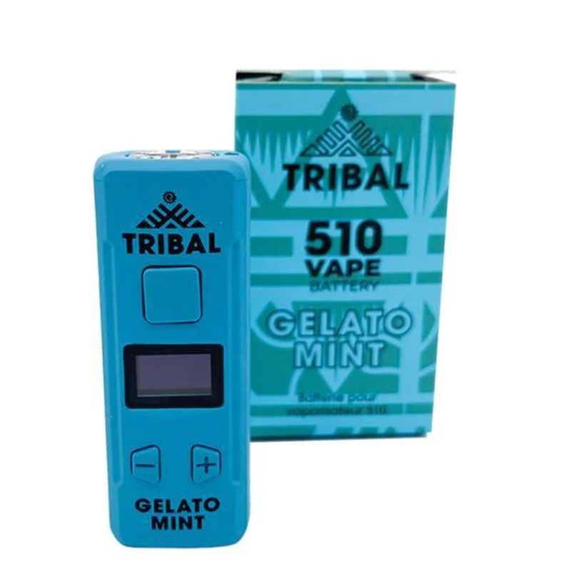 510 Battery Tribal Gelato Mint Pro Variable Voltage Vape Box of 6