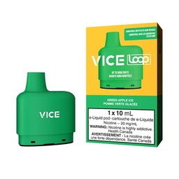 [vic1907b] *EXCISED* Vice Loop Pod Pack Green Apple Ice Box of 5