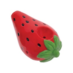 [gfa078] Ceramic Pipe Wacky Bowlz Strawberry 3.5"