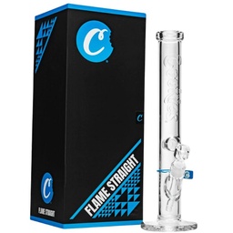 [cook008] Glass Bong Cookies Flame Straight 17" 7mm