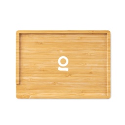 [ogk035] Rolling Tray Ongrok Bamboo Wood Tray Small