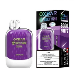 [oxb1008b] *EXCISED* Oxbar Rocky Vapor G8000 Grape Ice Box of 5