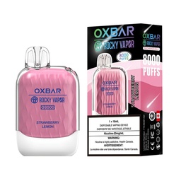 [oxb1017b] *EXCISED* Oxbar Rocky Vapor G8000 Strawberry Lemon Box of 5