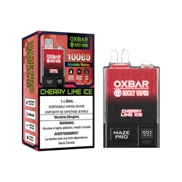 [oxb1104b] *EXCISED* Oxbar Maze Pro 10K Cherry Lime Ice Box of 5