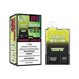 [oxb1105b] *EXCISED* Oxbar Maze Pro 10K Cranberry Lemon Ice Box of 5