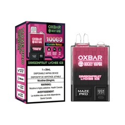 [oxb1106b] *EXCISED* Oxbar Maze Pro 10K Dragonfruit Lychee Ice Box of 5