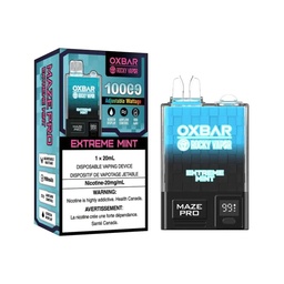 [oxb1107b] *EXCISED* Oxbar Maze Pro 10K Extreme Mint Box of 5