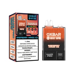[oxb1110b] *EXCISED* Oxbar Maze Pro 10K Raspberry Mango Ice Box of 5